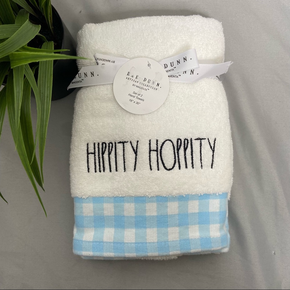 Rae Dunn Hand towels Easter